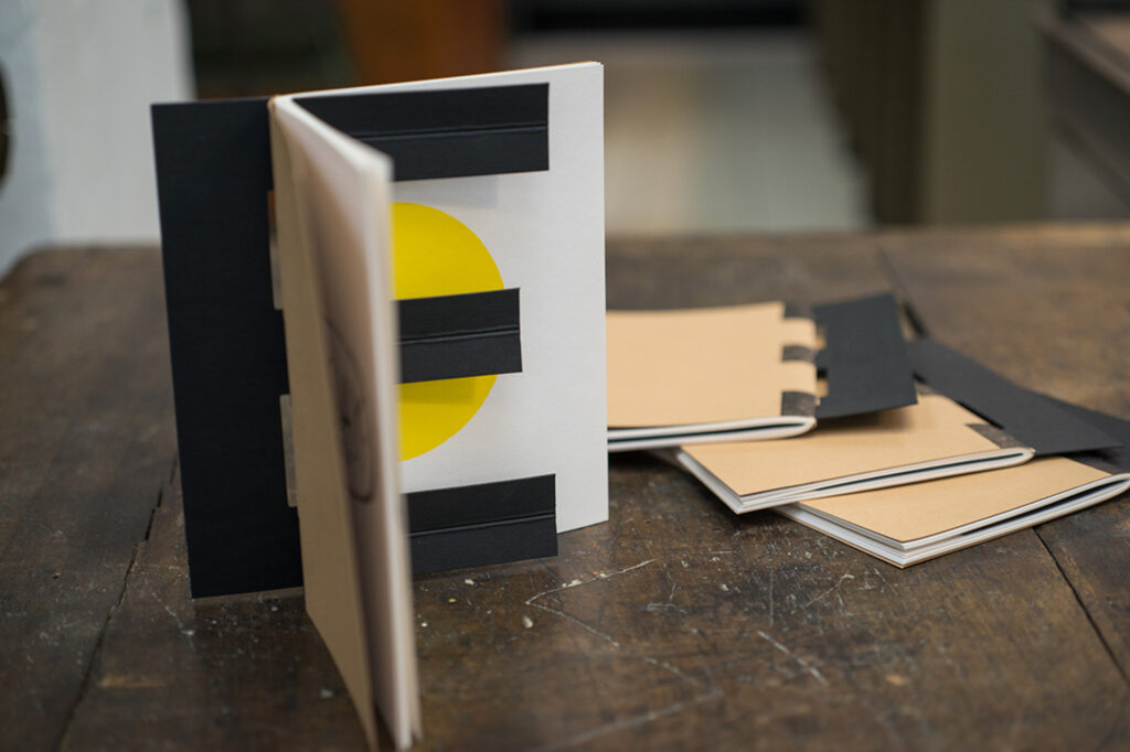 Examples of interlocking binding techniques