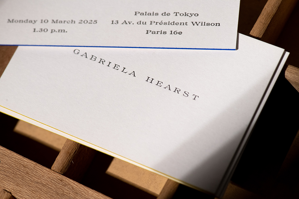Gabriela Hearst invitation