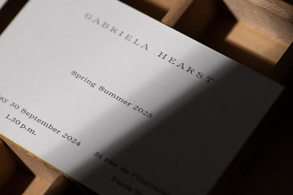 Gabriela Hearst invitation